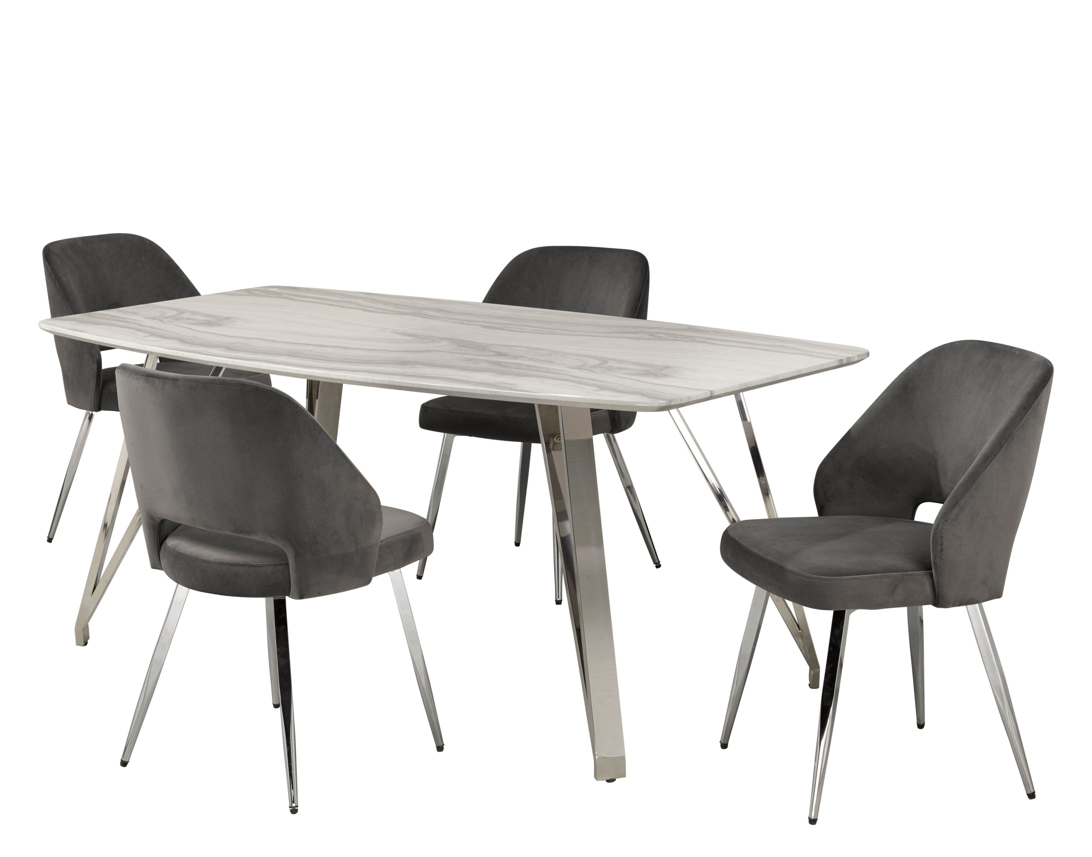 Vente d'ensembles de salle à manger moderne noir et gris à Montréal ( Meuble Mtl )