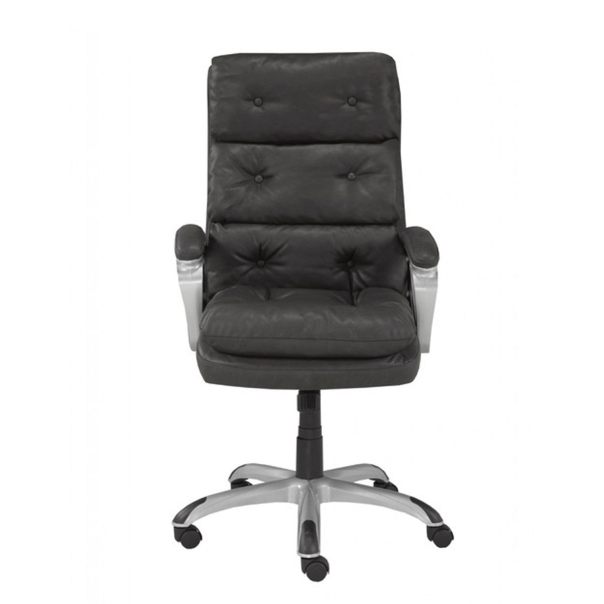 Fauteuil de bureau moderne gris | Support complet et inclinaison