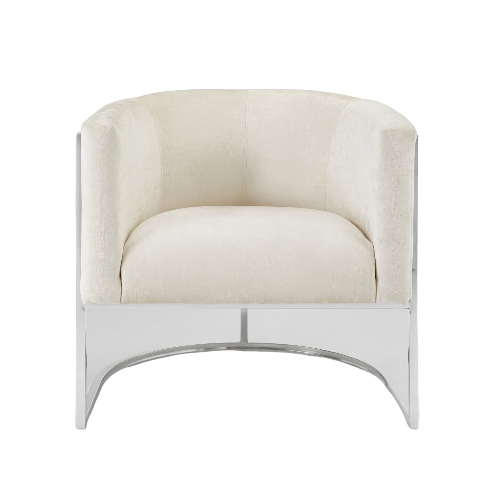 Chaise nid d'abeille : Lin ivoire