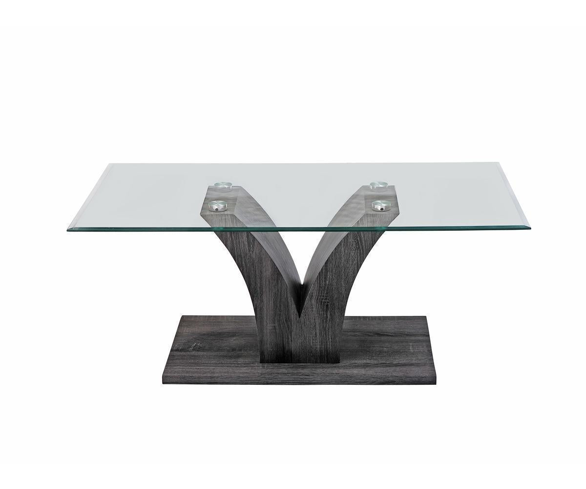 Table basse à l'aloès ( Meuble Mtl )