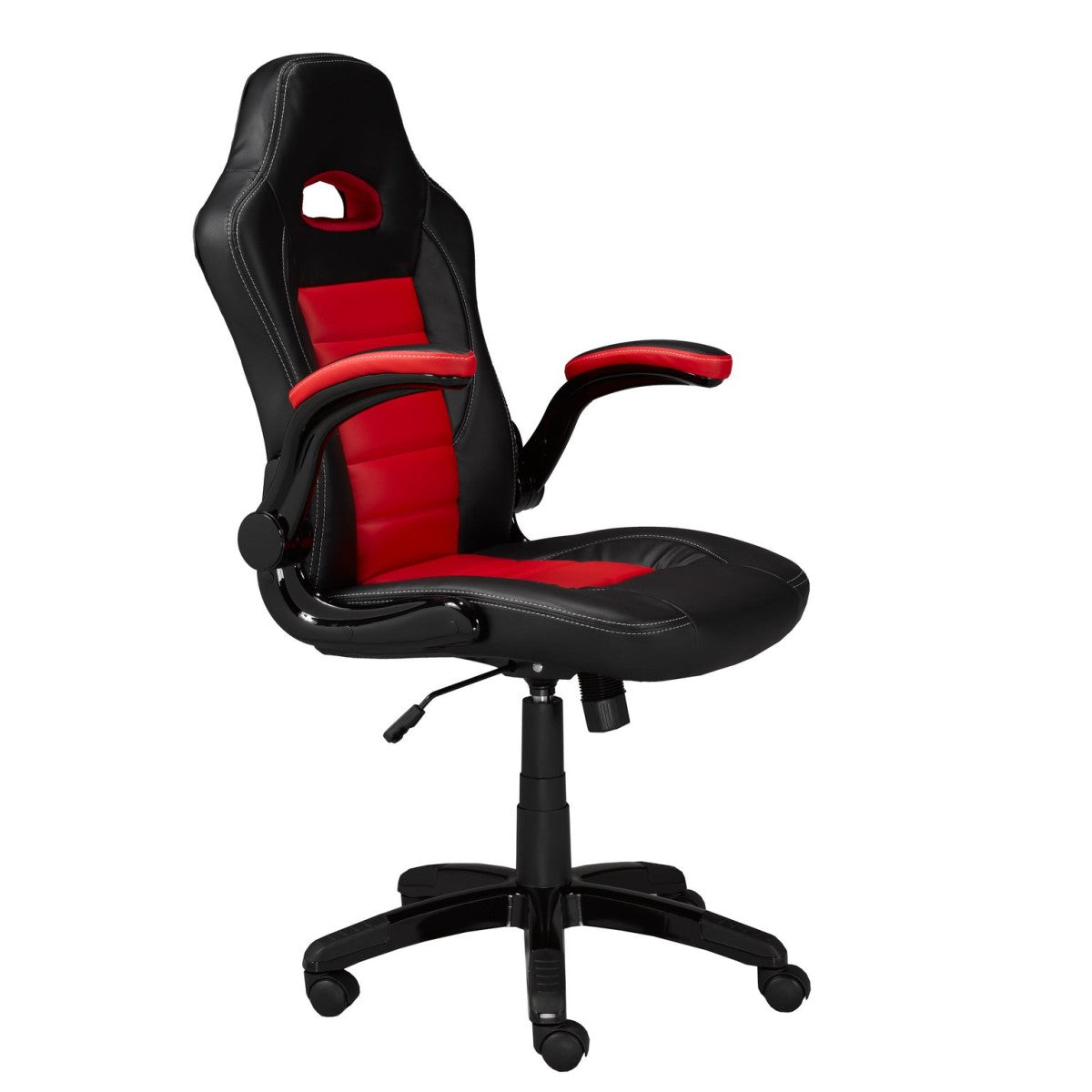 ENSEMBLE BUREAU ET CHAISE GAMING, NOIR/ROUGE ( Meuble Mtl )