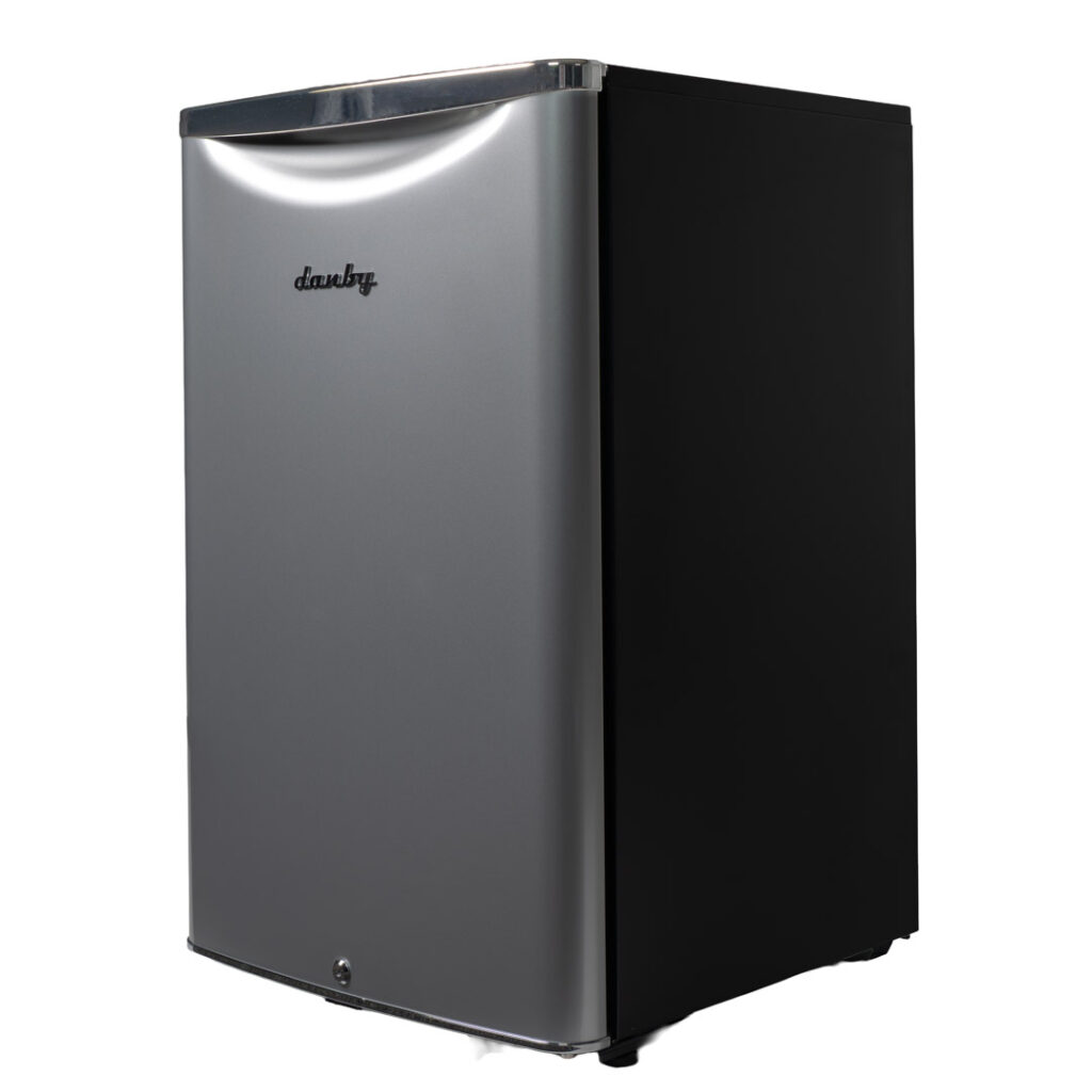 Danby 4.4 cu.ft. Retro Refrigerator - Silver, No Freezer