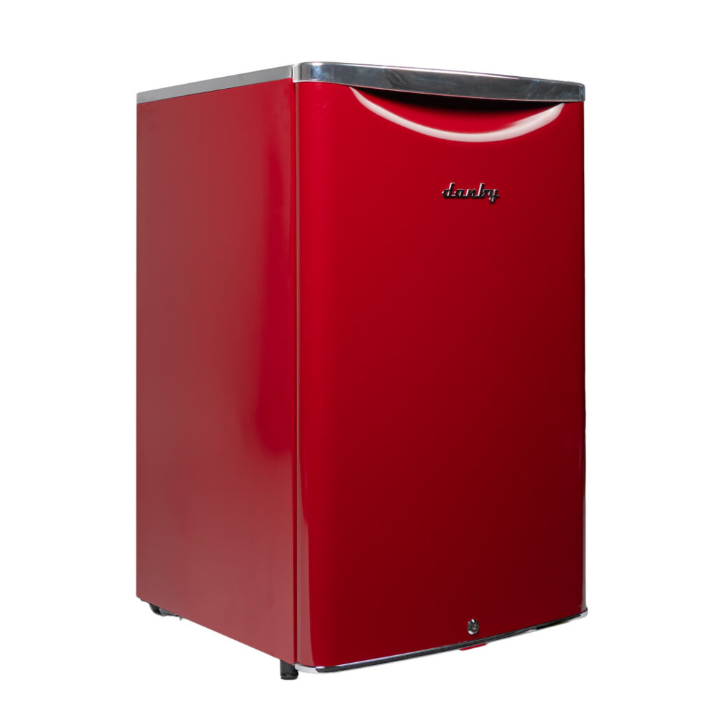 Danby 4.4 cu.ft. Retro Refrigerator - Silver, No Freezer