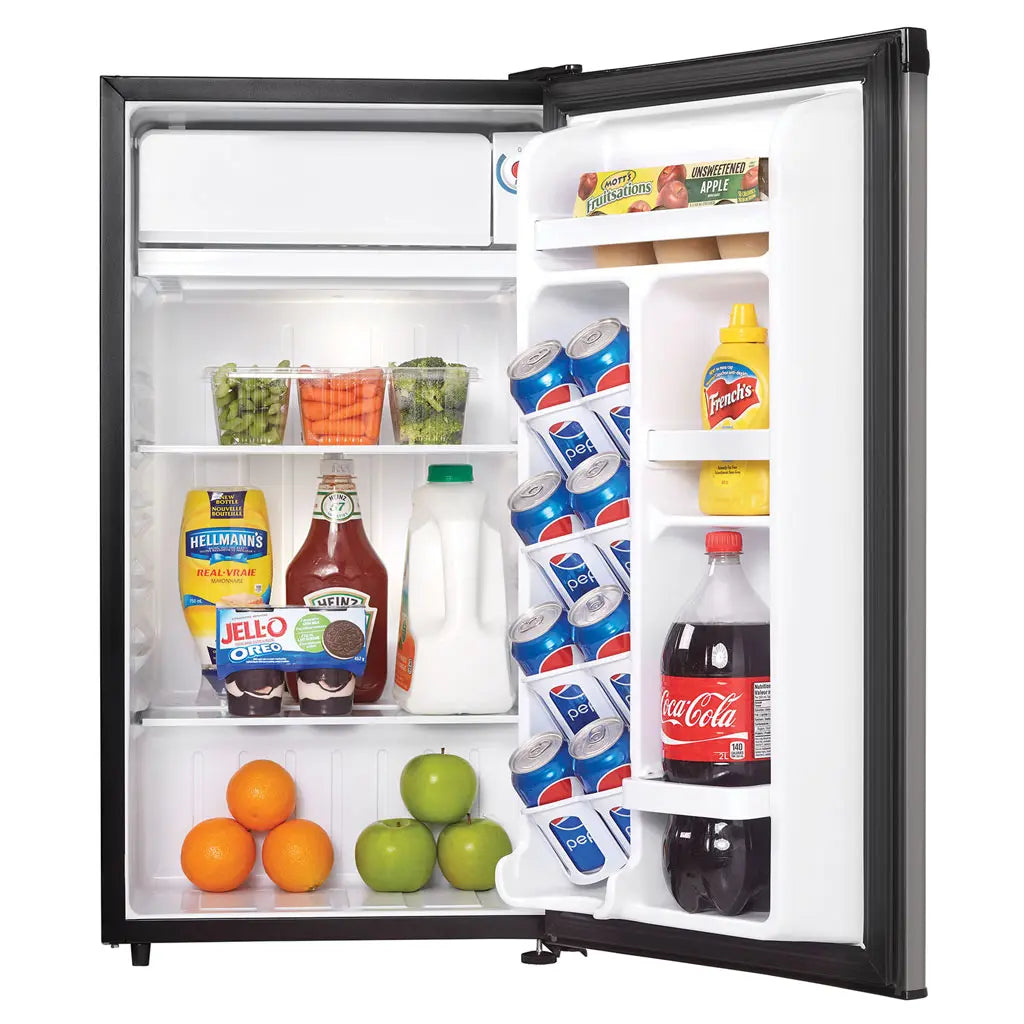 Réfrigérateur Danby 3,2 pi³ Compact Inox avec Congélateur