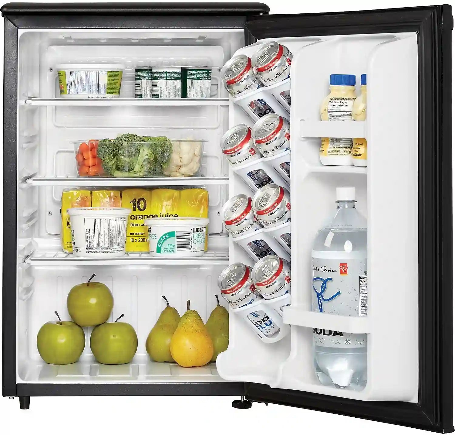 Danby 18" 2.6 cu. ft. Compact Refrigerator with Auto Defrost in White DAR026A1WDD