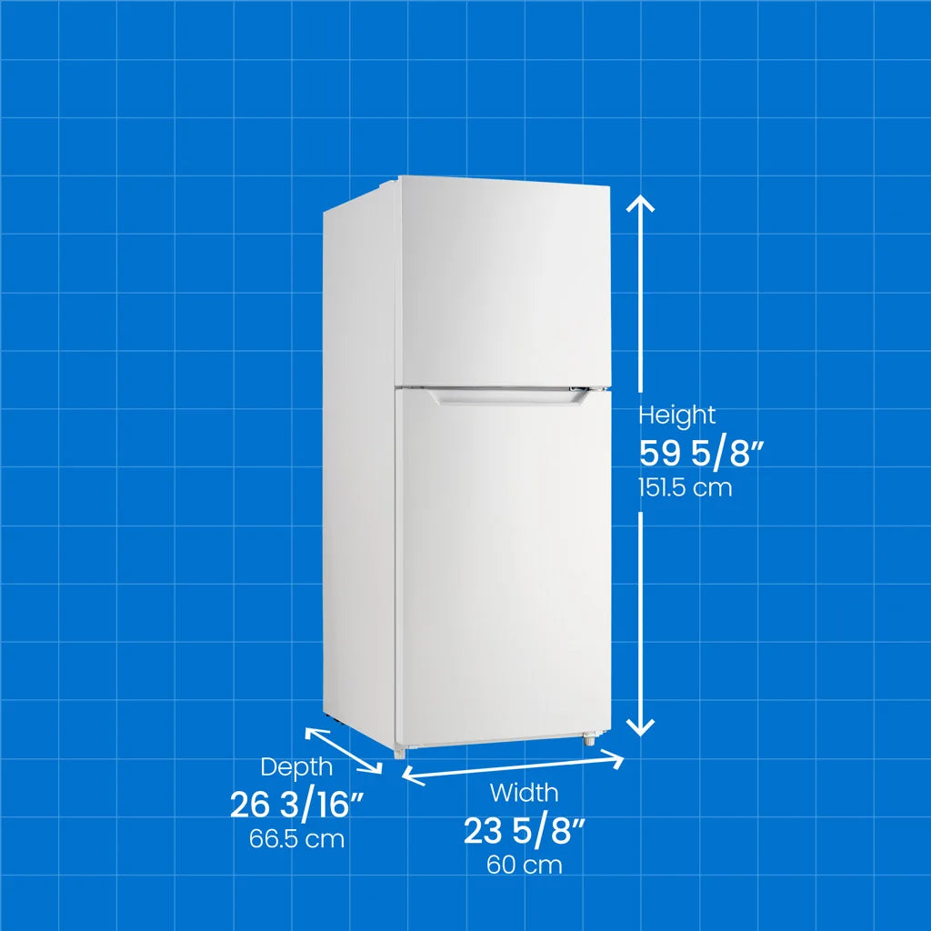 Réfrigérateur Danby 10 pi³ Congélateur Haut 24" sans Givre