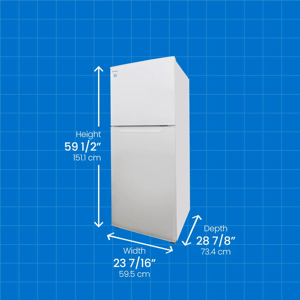 Réfrigérateur Danby 11,6 pi³ Congélateur Haut 24" sans Givre