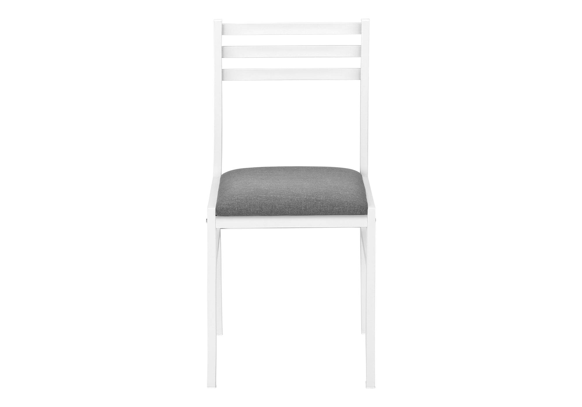 DINING SET - 3PCS SET / WHITE TOP / WHITE META /  I 1011