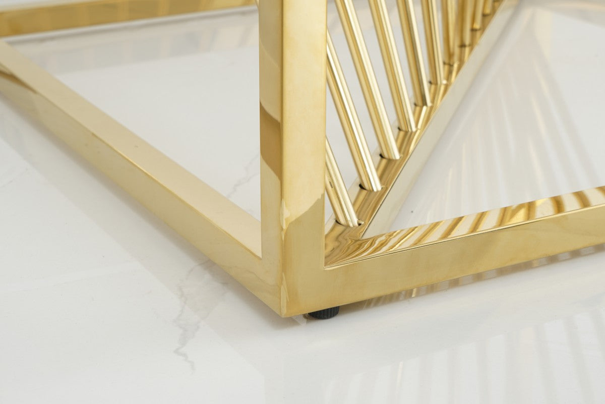 TABLE D'APPOINT, OR ( Meuble Mtl )
