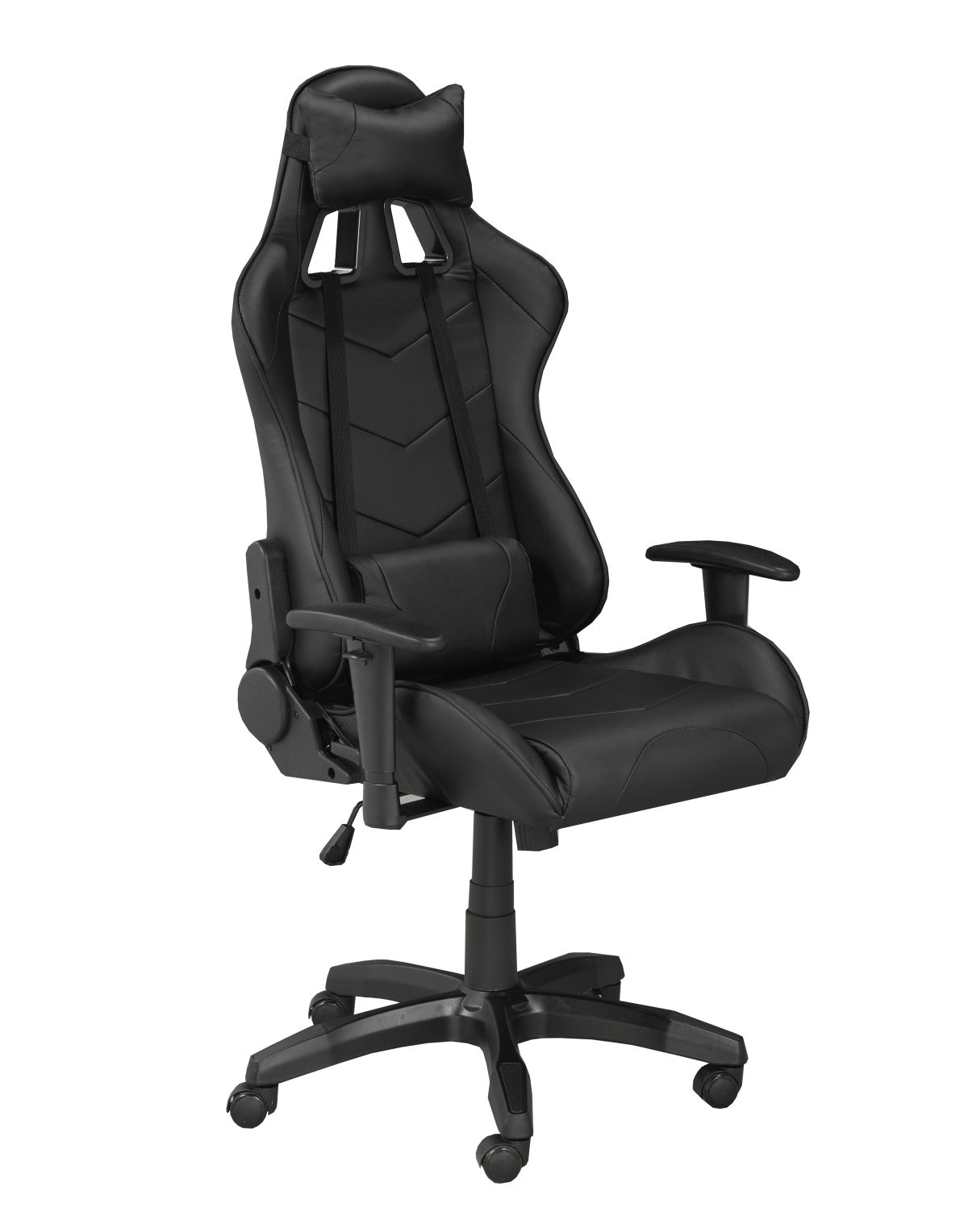 ENSEMBLE BUREAU ET CHAISE GAMING, NOIR ( Meuble Mtl )