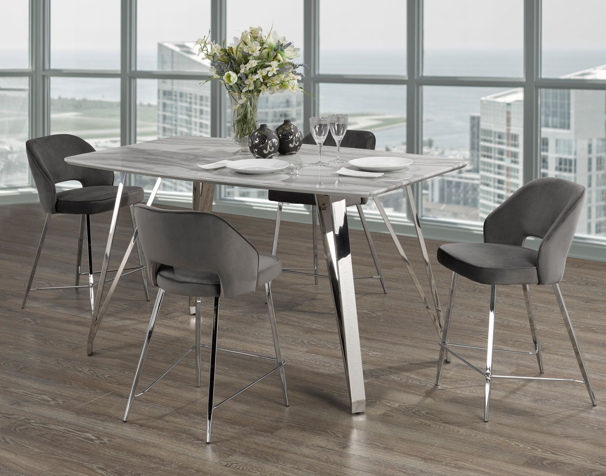 Ensemble de table à manger moderne à Montréal | Achetez un ensemble de table à manger moderne en ligne