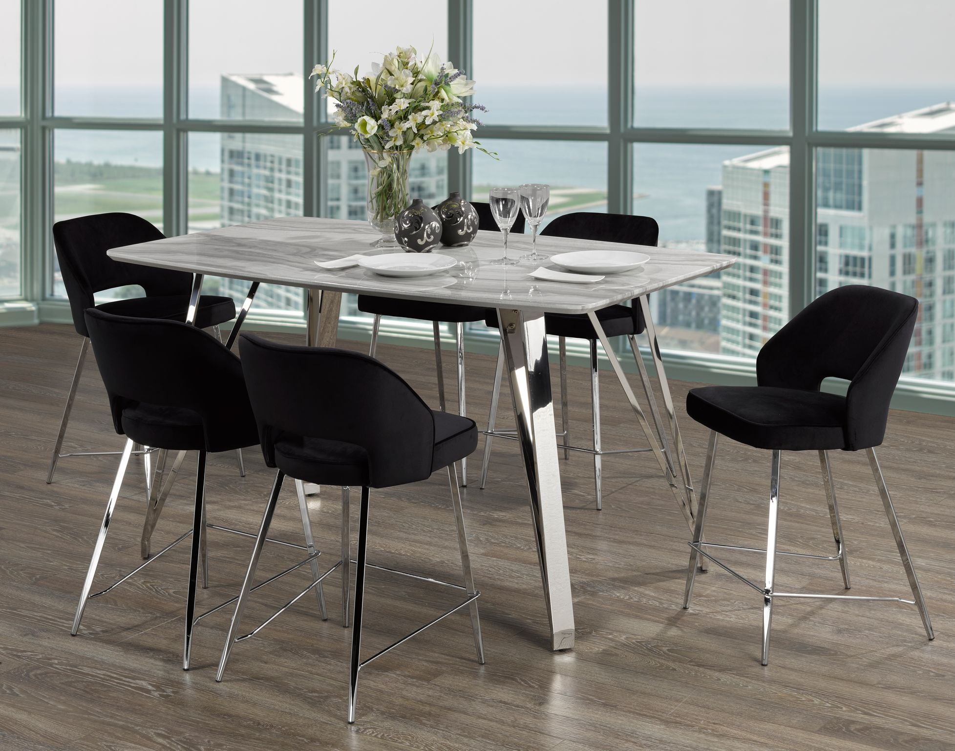 Ensemble de table à manger moderne à Montréal | Achetez un ensemble de table à manger moderne en ligne