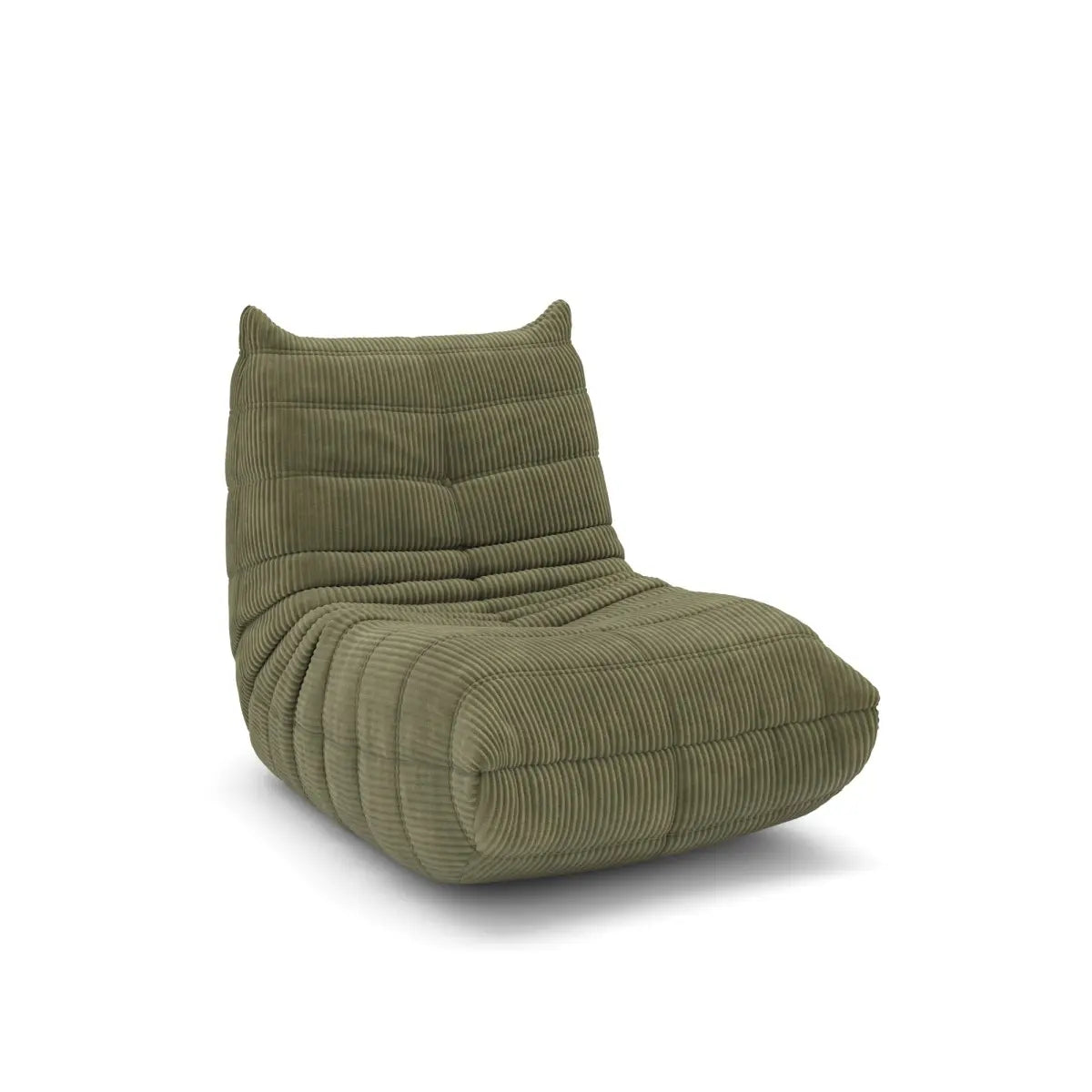 Fauteuil d'appoint Solana Vert Sauge | Mousse 60D et design décontracté