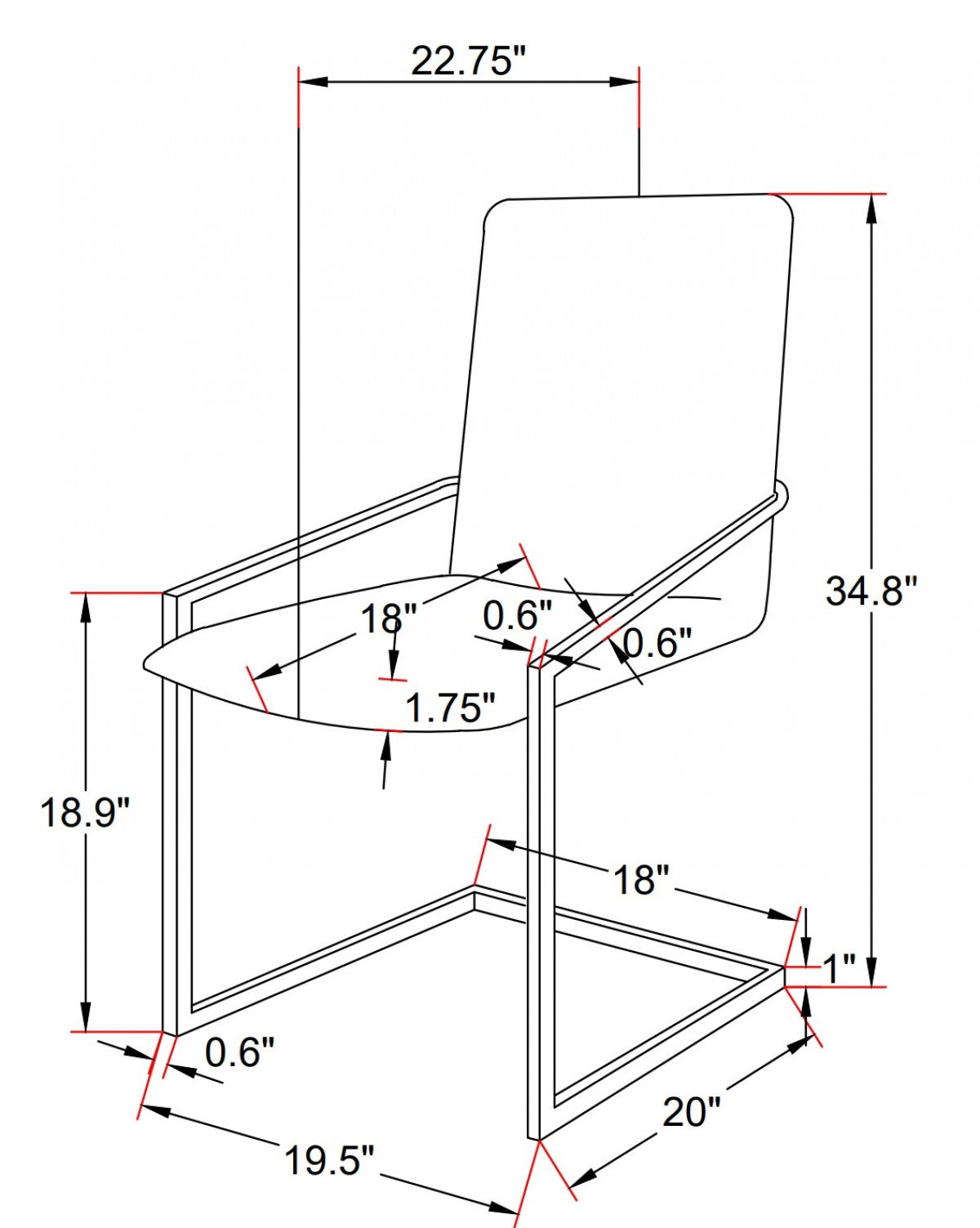 CHAISE DE SALLE À MANGER, JEU DE 2 - GRIS ( Meuble Mtl )