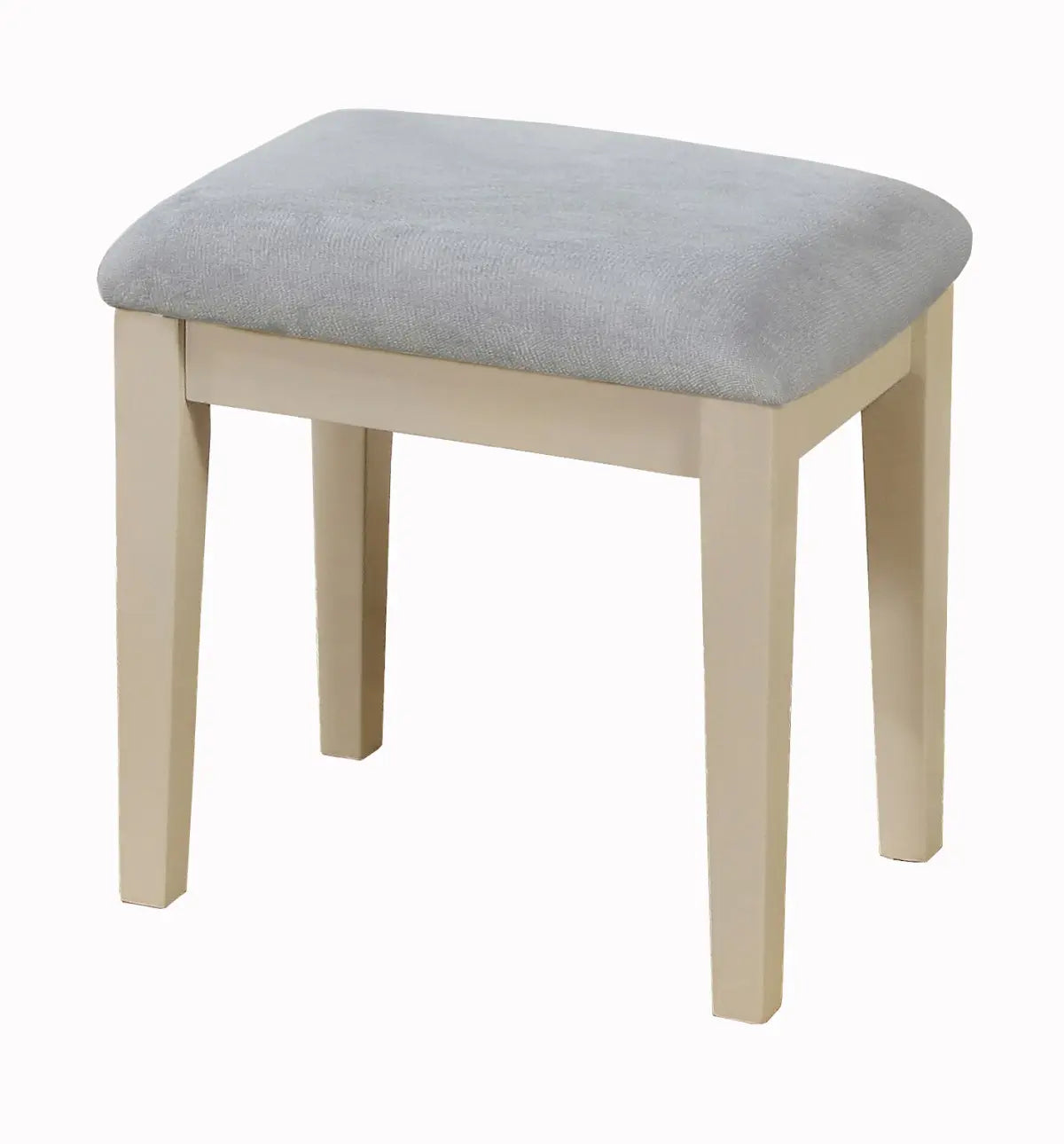 Coiffeuse moderne Leilani Blanche | Ensemble 3 pièces avec tiroir