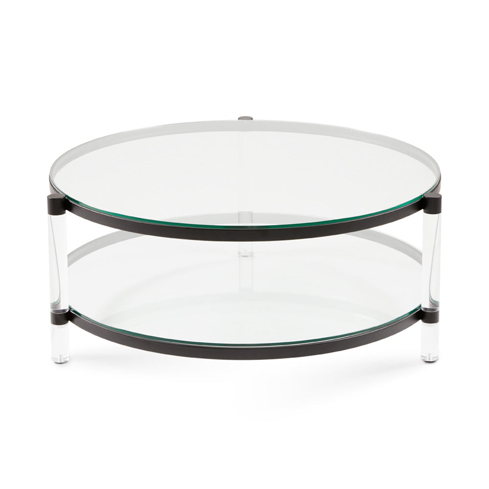 Table basse ronde noire Paloma - Style et Élégance pour votre Salon