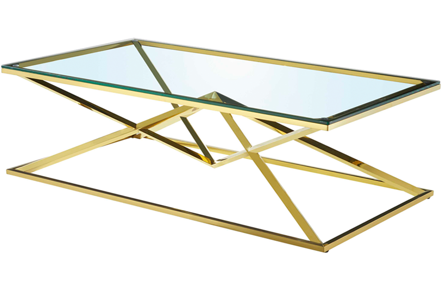 Table basse Narnia dorée