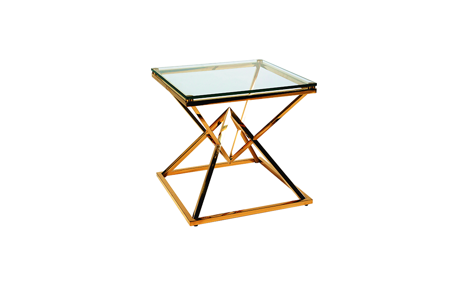 Table d'appoint Narnia dorée