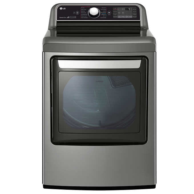 Ensemble Laveuse Verticale À La Vapeur De 5,8 Pi³ TurboWash 3D Et Sécheuse Électrique De 7,3 Pi³ Avec Vapeur Wi-Fi En Acier Graphite *PRODUITS NEUFS* LG ( WT7800HVA / DLEX7900VE )