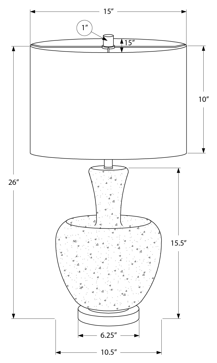 Lampe de table en verre vert d’eau de 26 po avec abat-jour en tissu ivoire :9898