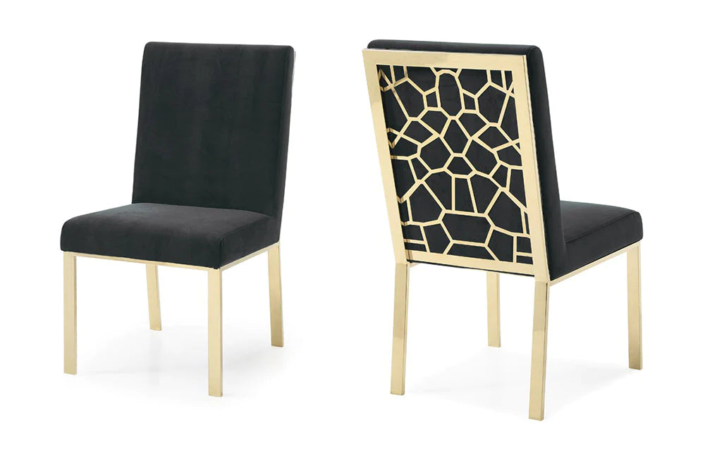 Chaise de salle à manger Nemo dorée