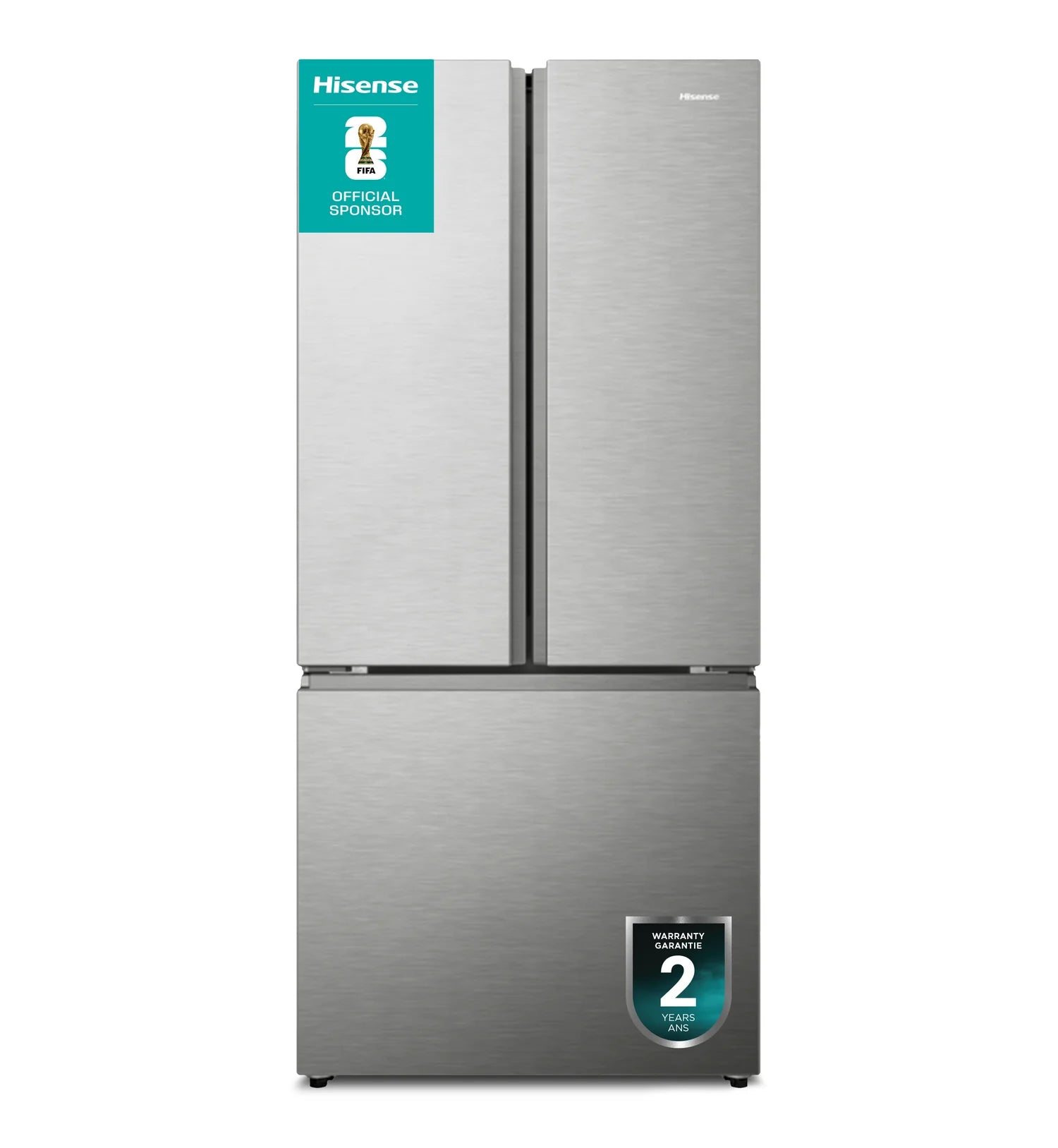 Réfrigérateur Hisense 20,8 pi³ Portes Françaises Inox 30 po