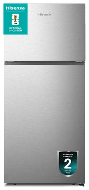 Hisense 30" 18 cu. ft. Top-Freezer Refrigerator Silver Frost-Free RT18A2FSD