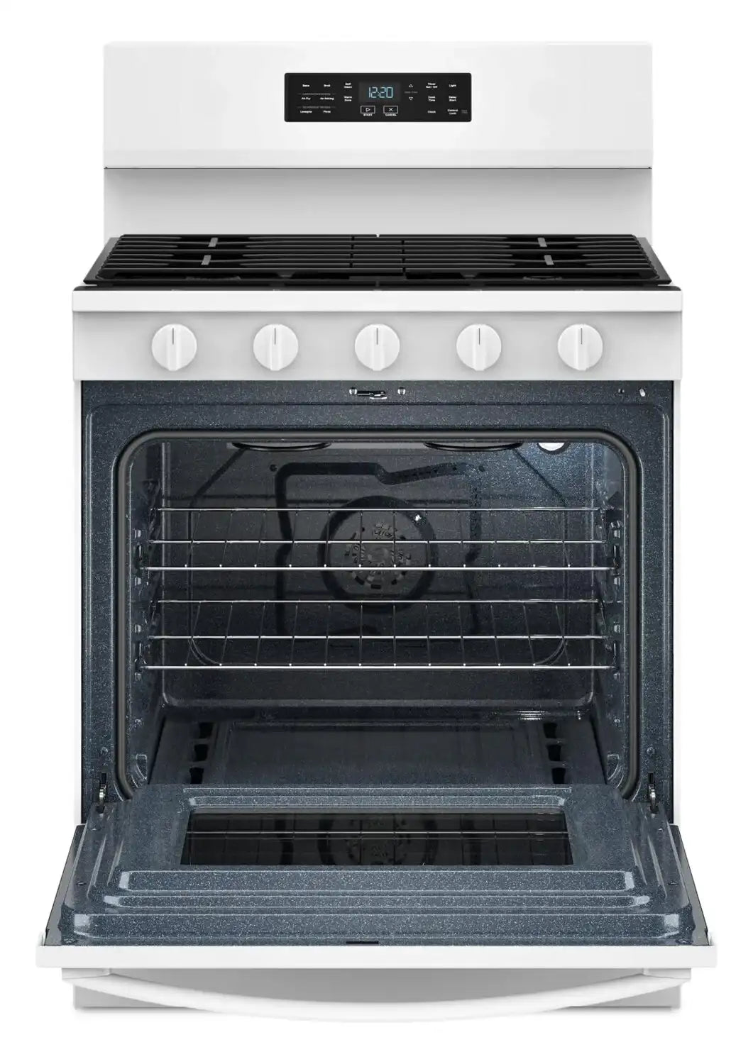 Cuisinière Whirlpool 30" 5 pi³ Gaz Air Fry Intelligente Inox
