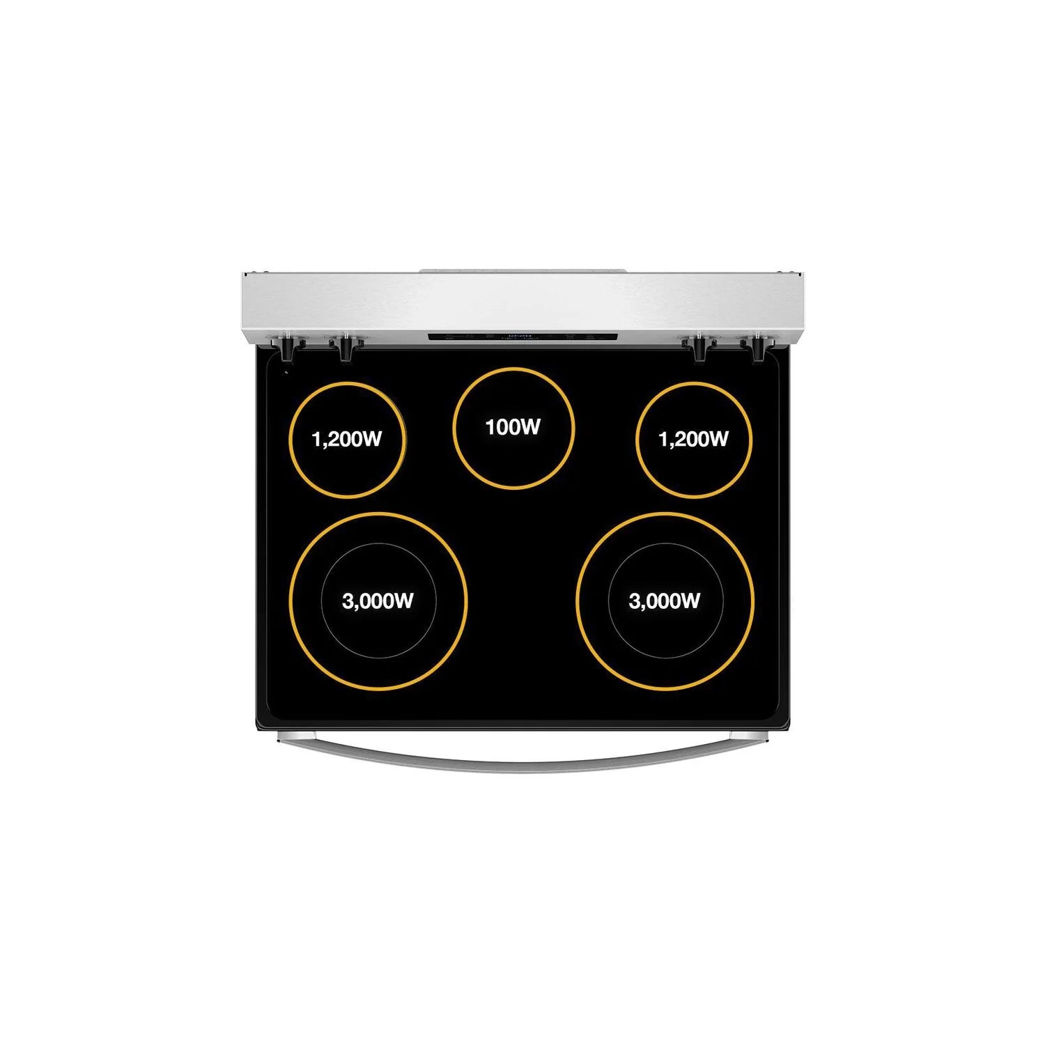 Cuisinière Whirlpool 5,3 pi³ Friteuse à air en inox YWFES4530SZ