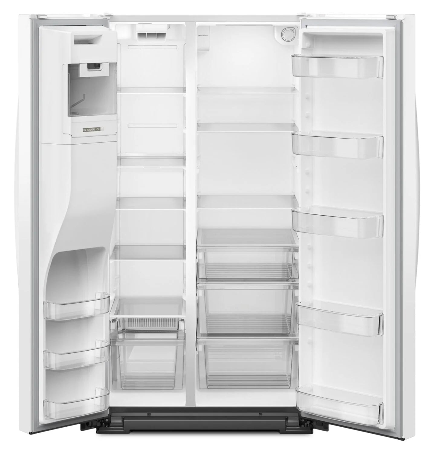 Réfrigérateur Whirlpool WRSF5536RZ juxtaposé 36 po inox résistant traces de doigts