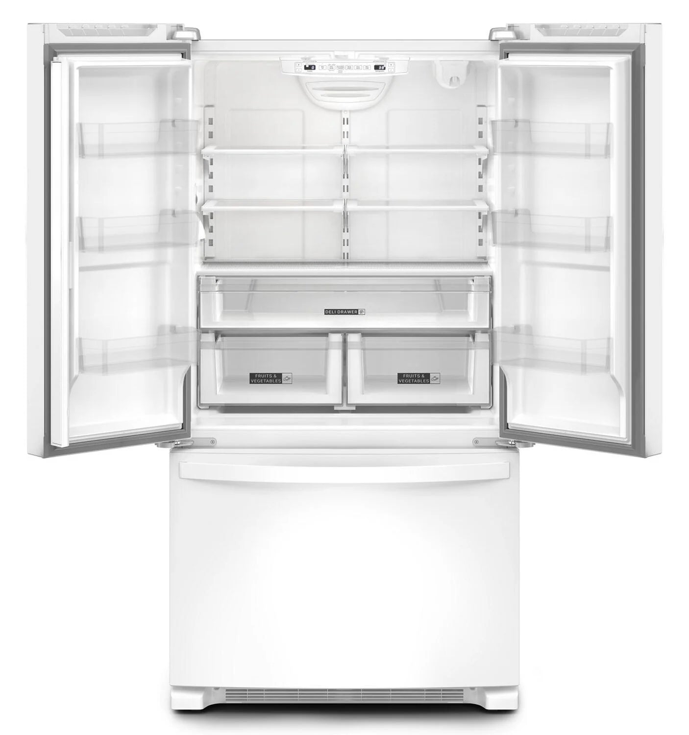 Réfrigérateur Whirlpool 20 pi³ Portes Françaises 36" Inox