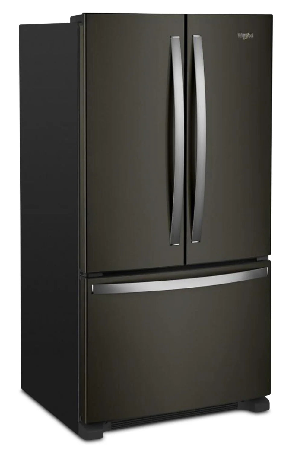Réfrigérateur Whirlpool 20 pi³ Portes Françaises 36" Inox