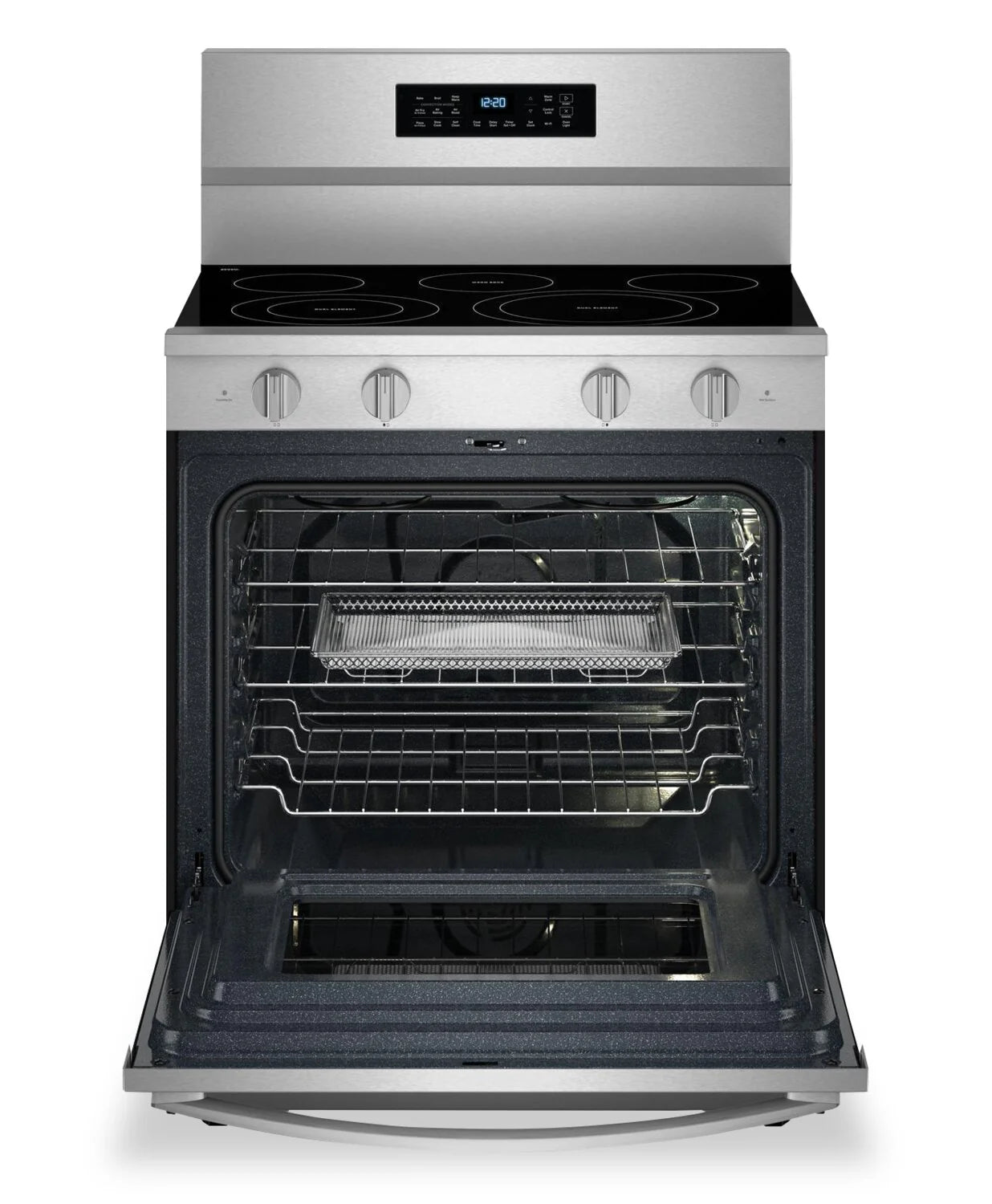 Cuisinière Whirlpool 5,3 pi³ Friteuse à air blanc YWFES7030SW