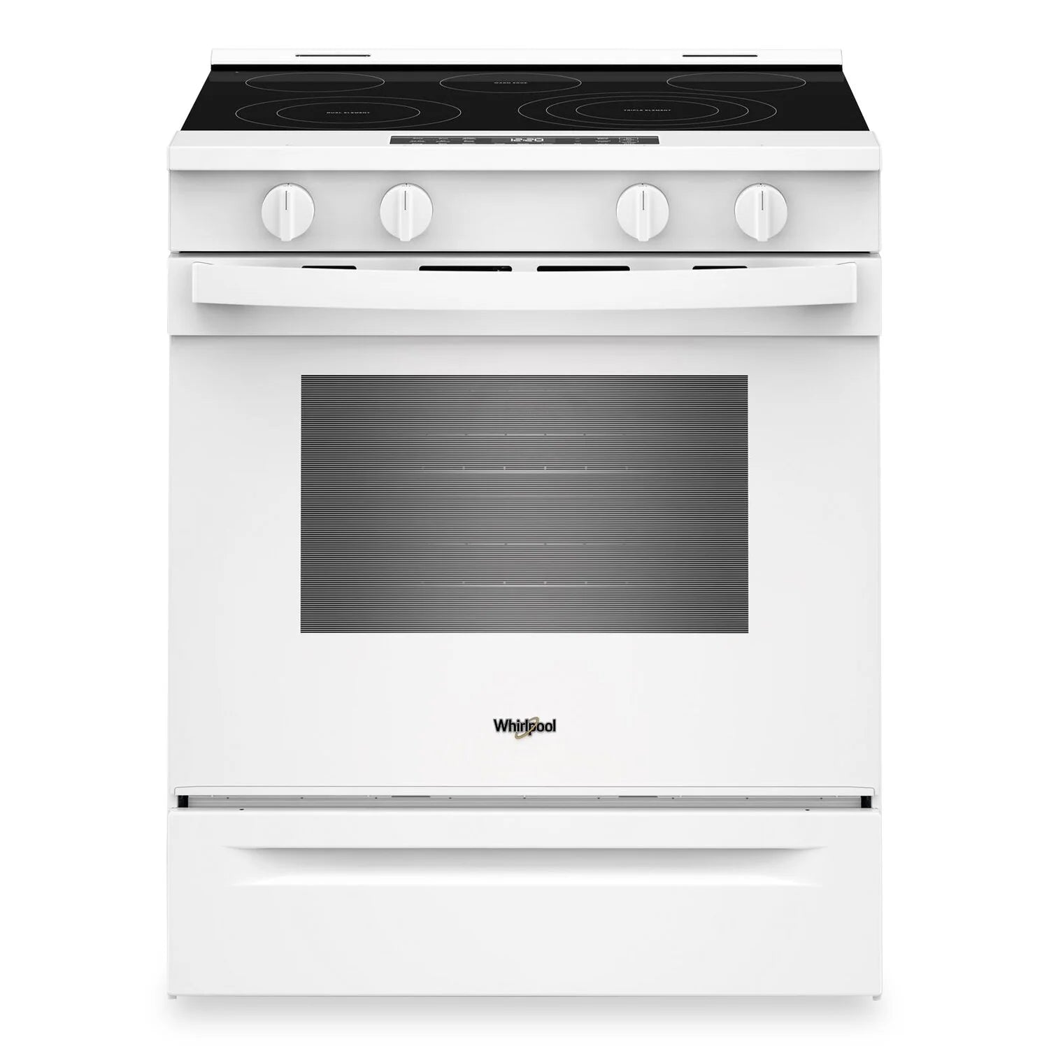 Cuisinière Whirlpool 5,3 pi³ Air Fry Noire YWSES5030SB