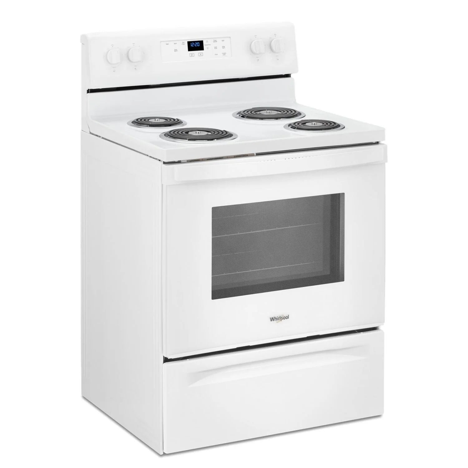 Cuisinière Whirlpool 30" 4,8 pi³ Électrique Autonettoyante en Acier Inoxydable YWFC315S0JS