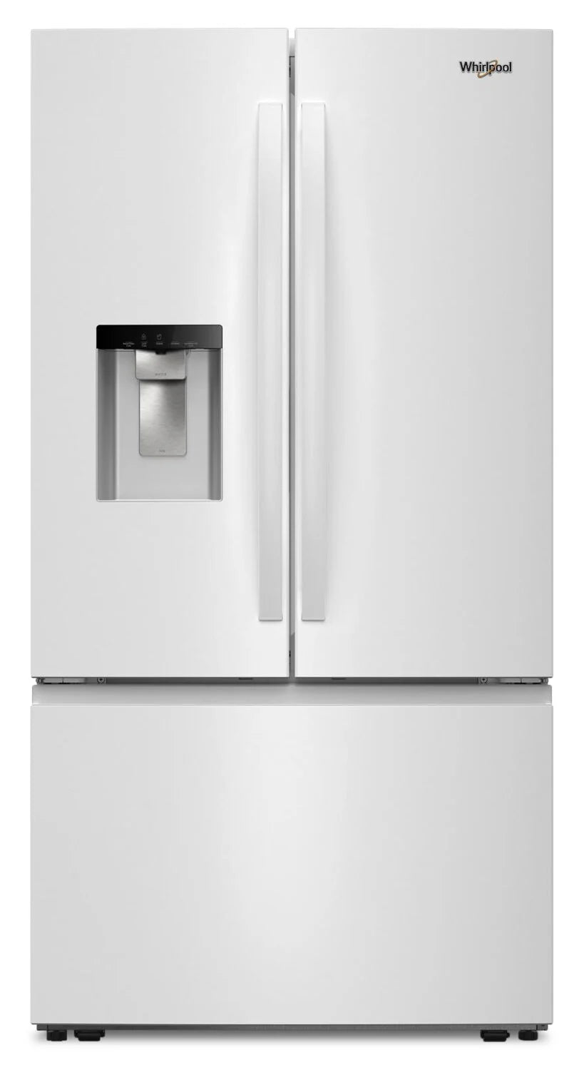 Réfrigérateur Whirlpool 36 po Portes Françaises 30 pi³ Inox