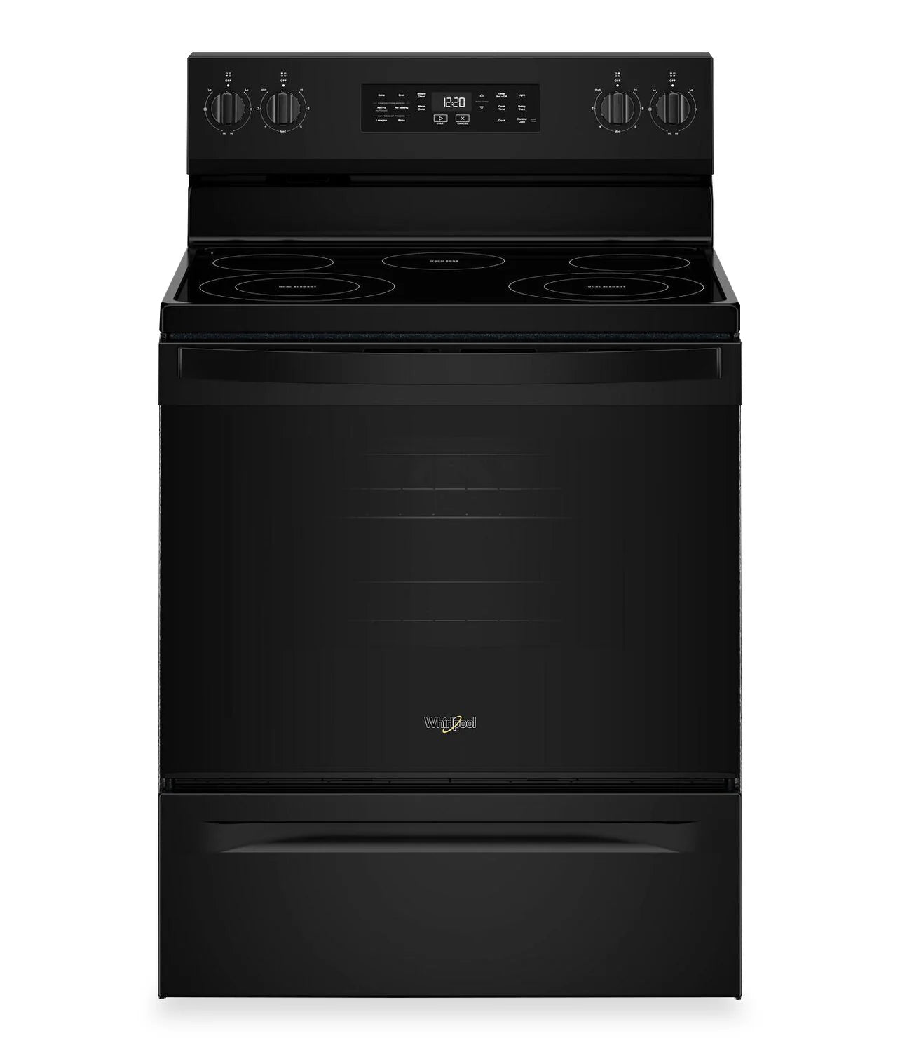 Cuisinière Whirlpool 5,3 pi³ Friteuse à air en inox YWFES4530SZ