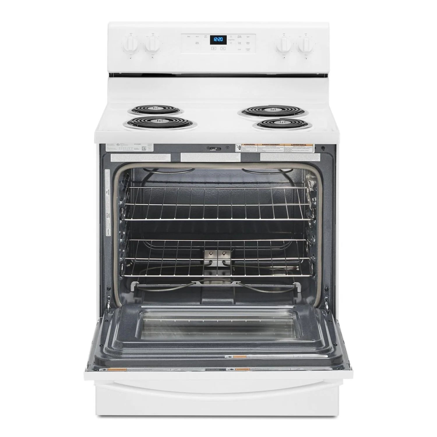 Cuisinière Whirlpool 30" 4,8 pi³ Électrique Autonettoyante en Acier Inoxydable YWFC315S0JS