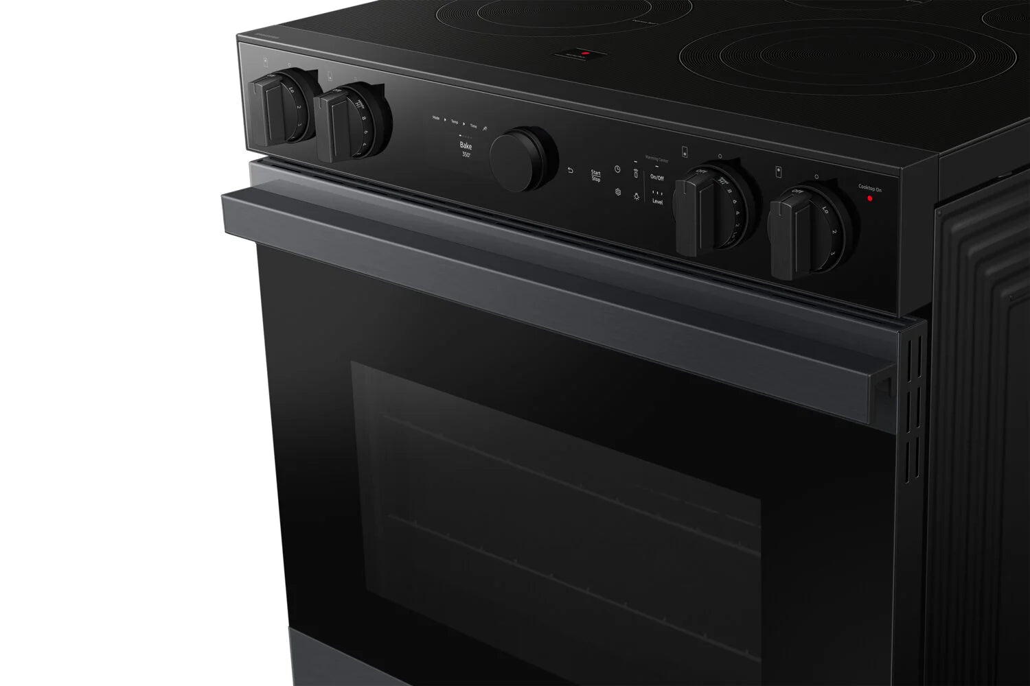 Cuisinière encastrable Samsung Bespoke de 30 po, 6,3 pi³, noir mat