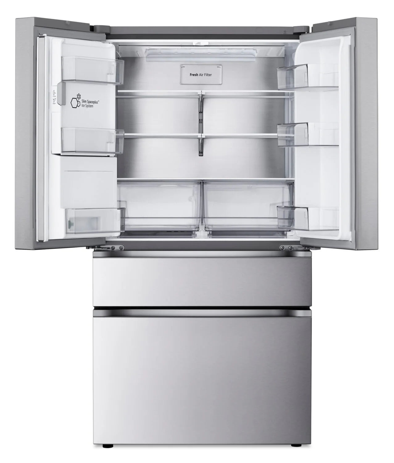 Réfrigérateur LG 29 pi³ 4 portes 36" avec tiroir convertible en acier inoxydable