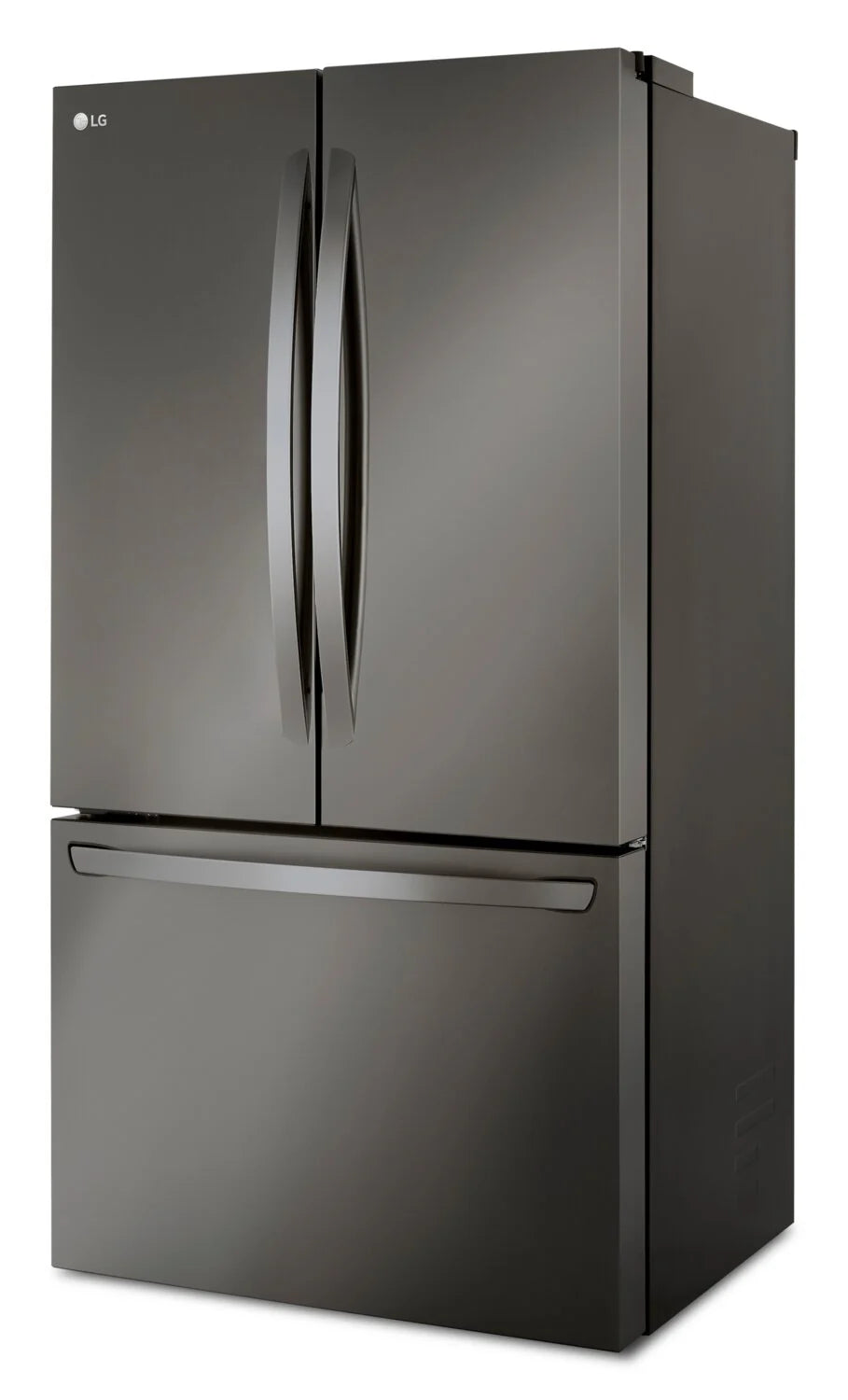 Réfrigérateur LG 36" 27 pi³ Portes Françaises Profondeur Comptoir MAX Inox Noir LRFLC2706D