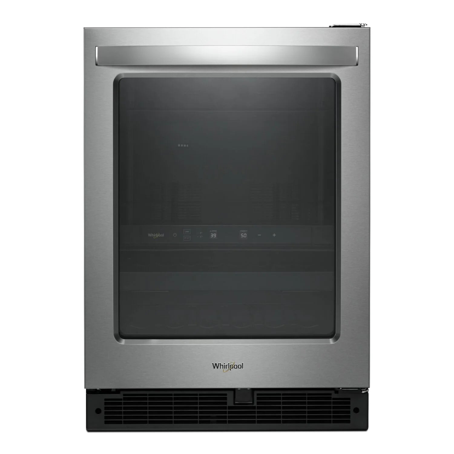 Refroidisseur à boissons Whirlpool WUB50X24HZ encastrable 2 zones inox anti-traces