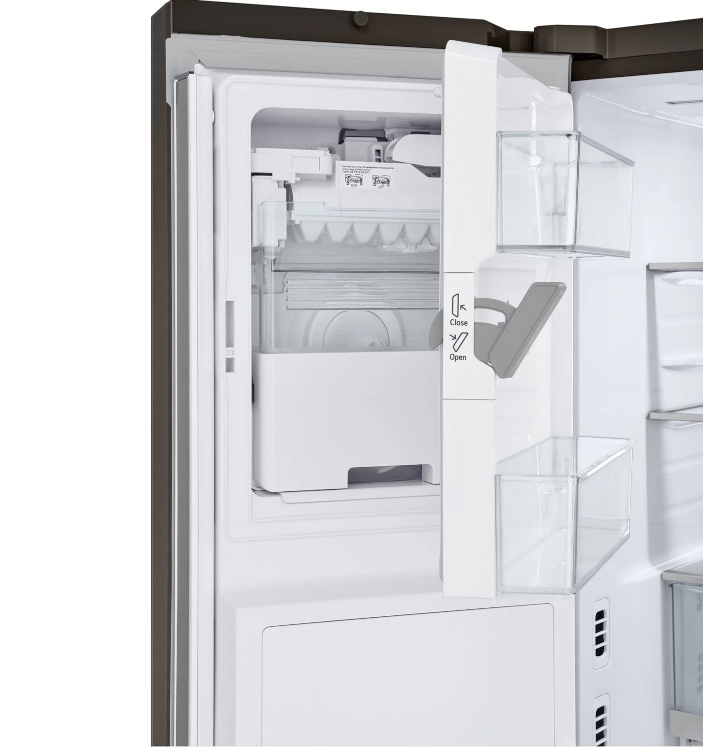 LG 26 cu. ft. Counter Depth Black Stainless 4-Door Refrigerator