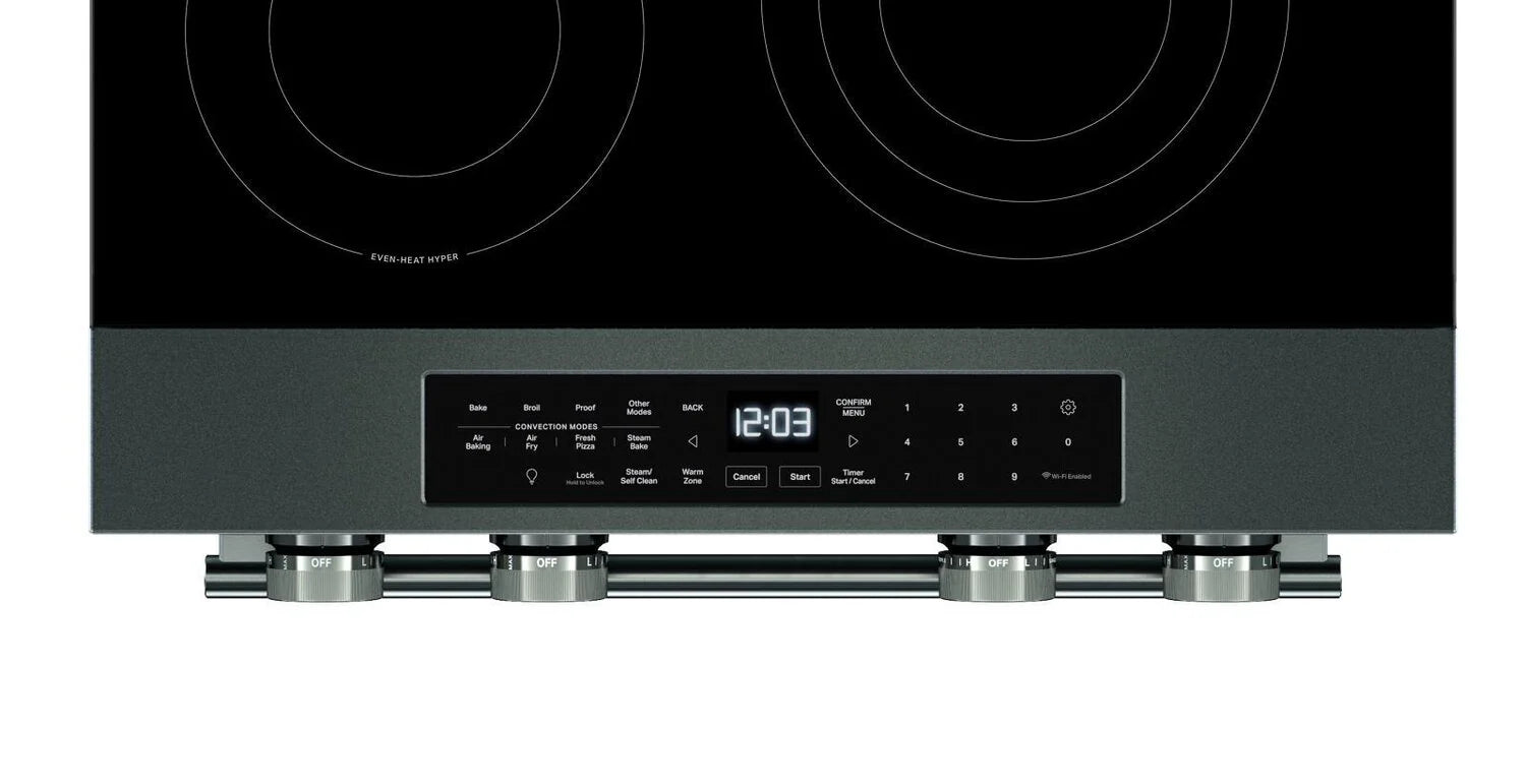 Cuisinière électrique intelligente KitchenAid 30 po 5,3 pi³ genièvre