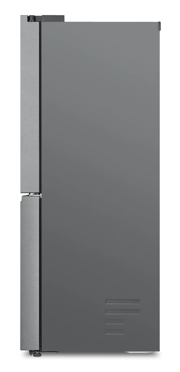 LG 19 cu. ft. 33-inch Counter Depth 4-Door French Door Refrigerator in Stainless Steel