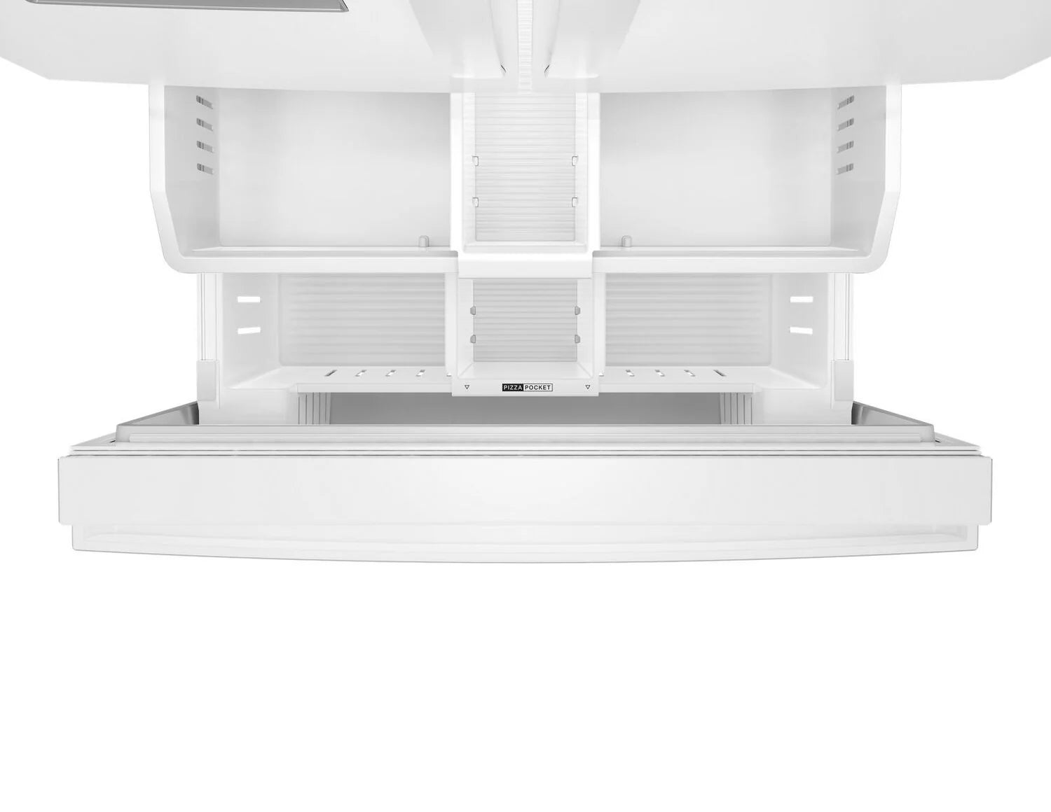 Réfrigérateur Whirlpool 36 po 30 pi³ Portes françaises blanc avec eau et glace WRFF3536SW