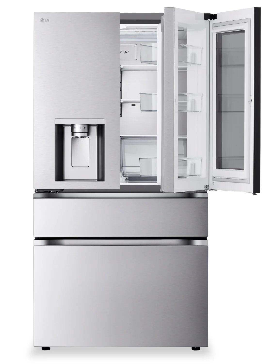 Réfrigérateur LG 29 pi³ InstaView™ MyColour™ Acier inoxydable 36"