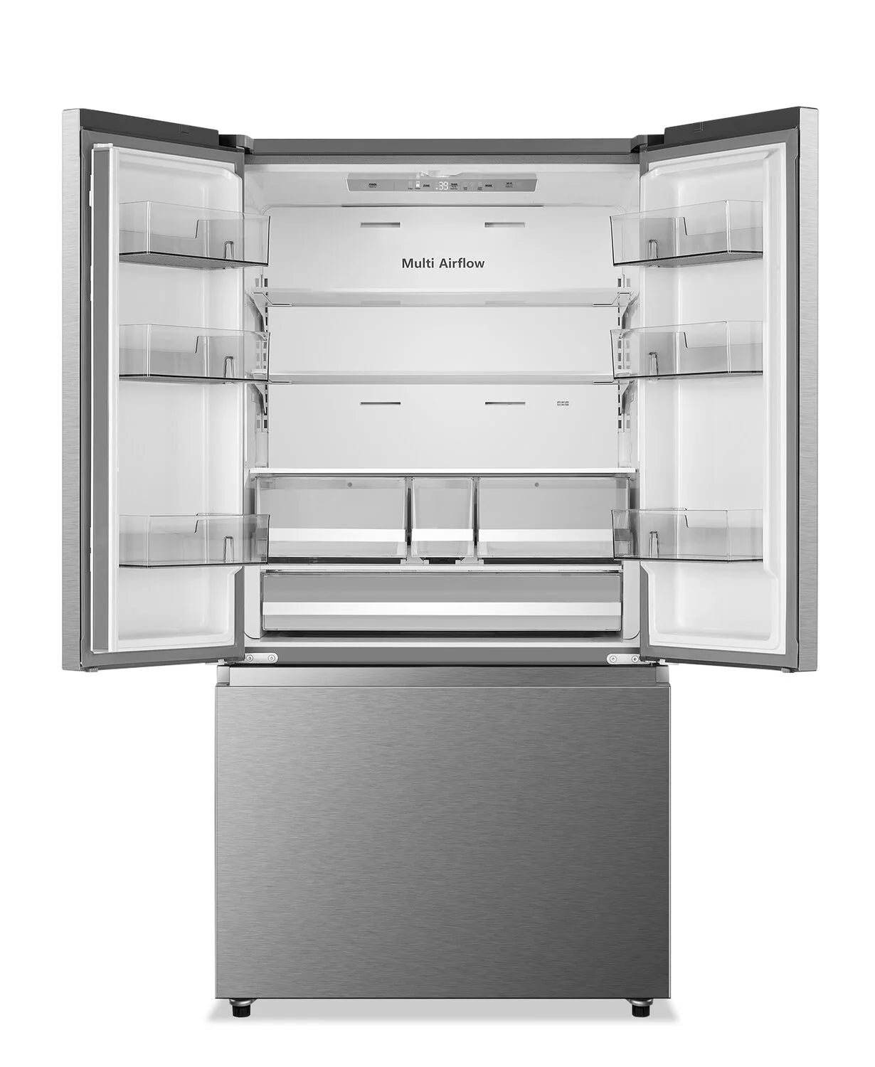 Réfrigérateur Hisense 22,5 pi³ Portes Françaises Inox 36"