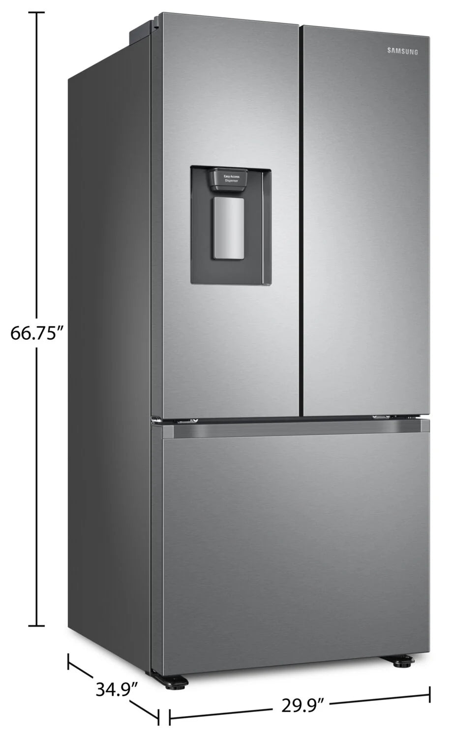 Réfrigérateur Samsung RF22A4221SR/AA | Françaises 30" Portes 22 pi³
