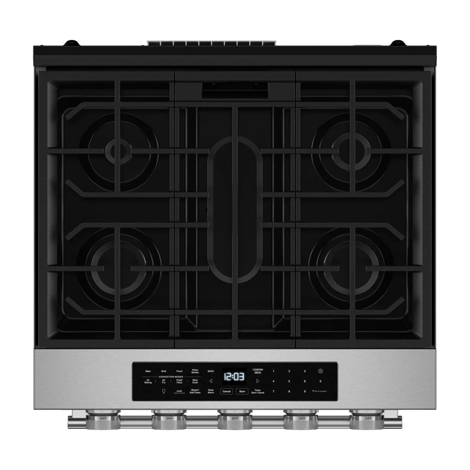Cuisinière encastrable au gaz KitchenAid, 5 pi³, acier inoxydable KSGS330SPS